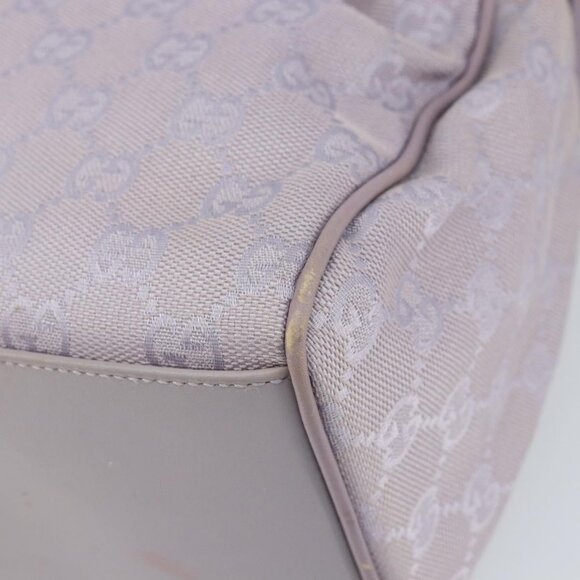 Authentic GUCCI GG Canvas Shoulder Bag Purple Gold 92699 - Picture 2 of 16